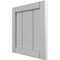 Ekena Millwork 12"W x 12"H True Fit PVC Framed Board-n-Batten Shutters Sample, Primed SAMPLE-TFPBFPR - alternate 5